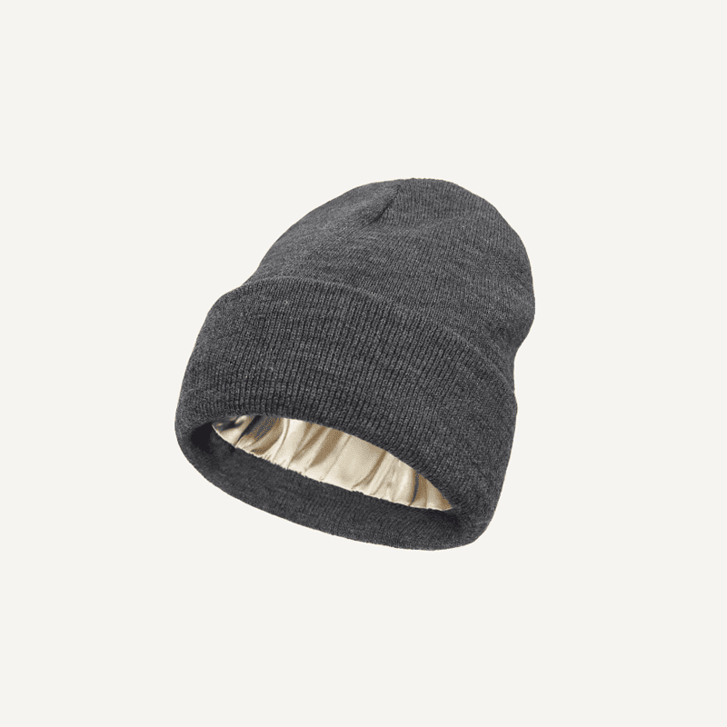 Gorro con forro de satén