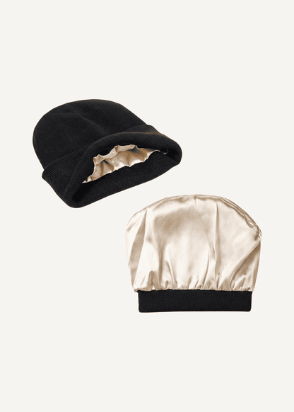 Satin-Lined Beanie