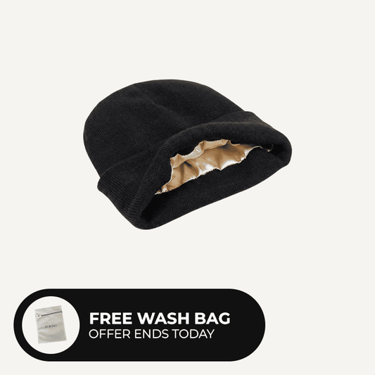 Satin-Lined Beanie