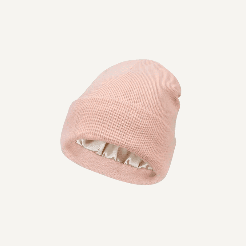 Gorro con forro de satén