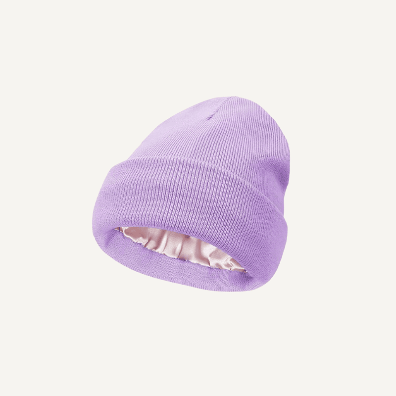 Gorro con forro de satén