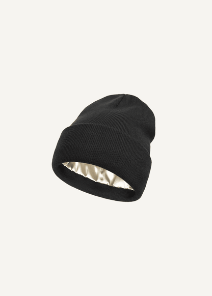Satin-Lined Beanie