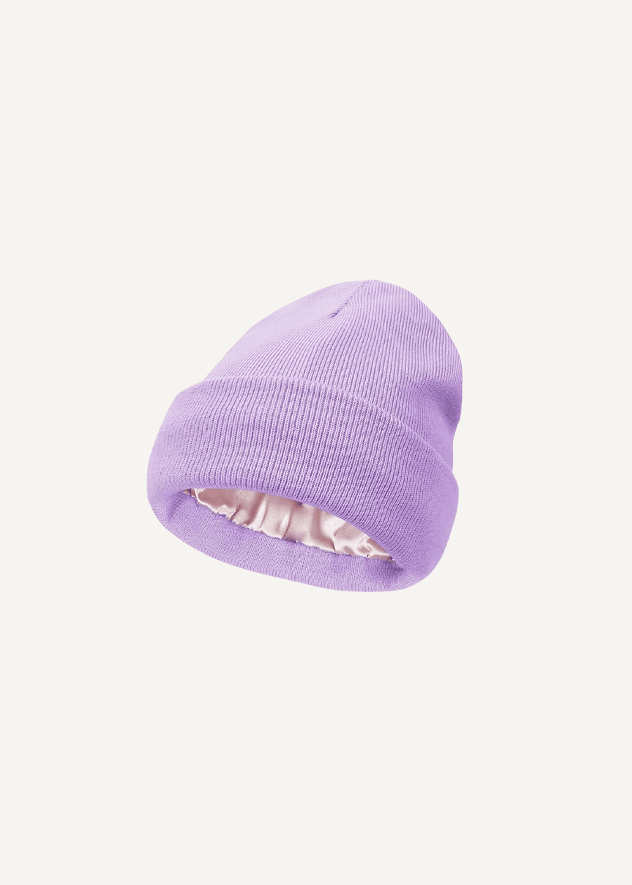 Satin-Lined Beanie