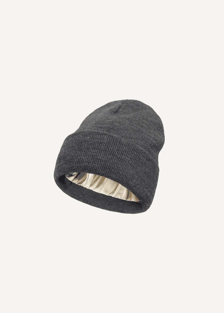Satin-Lined Beanie